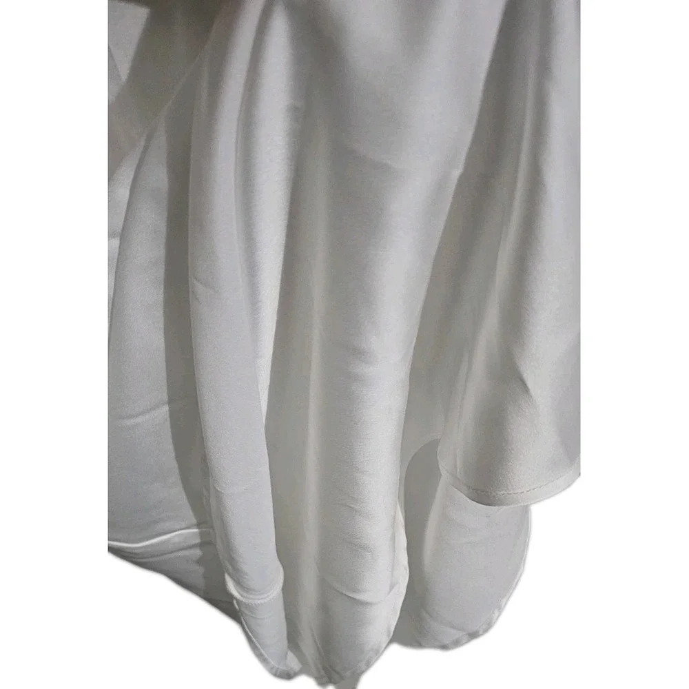 Show Me Your Mumu Verona Cowl Dress‎ Womens Sz XS White Formal Preppy Festive
